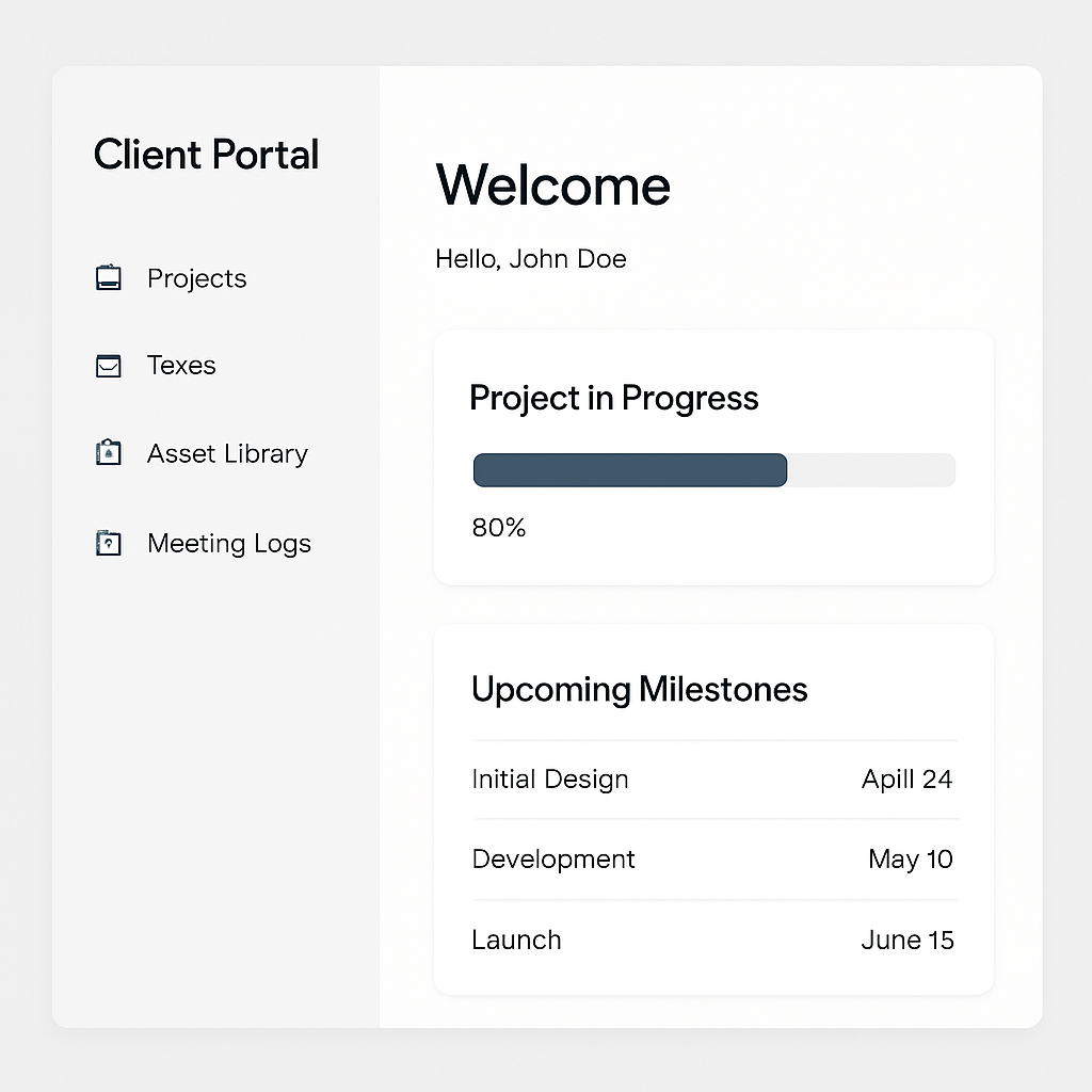 Client Portal OS Preview